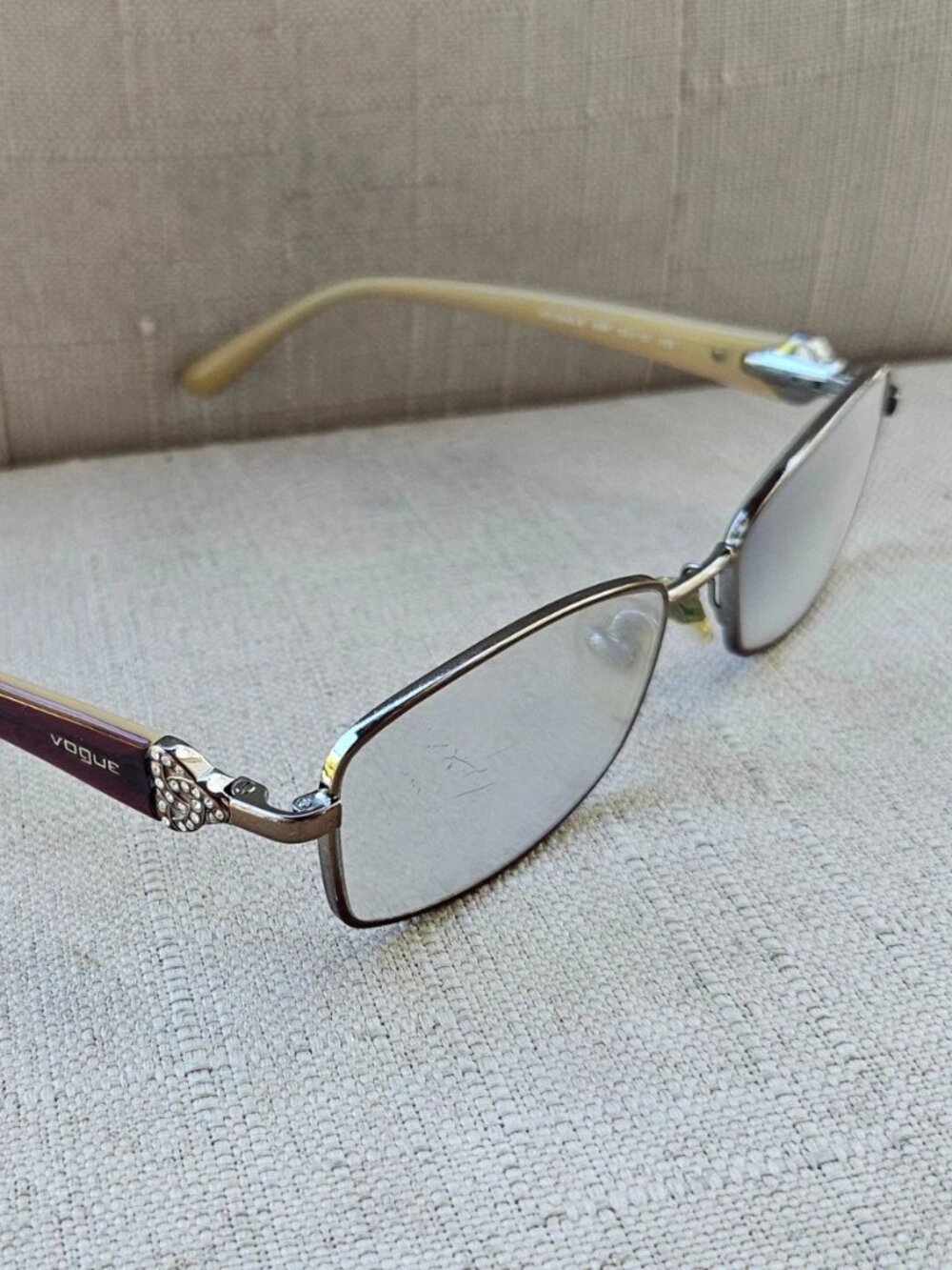 Vogue Women Eyeglasses Frame VO3845 Glasses Eyewear Frame only Burgundy/Gunmetal